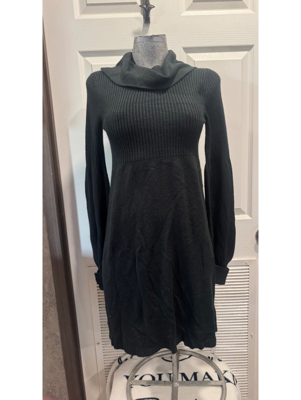 Rubbish black knit Fashion sweater dress, Size M